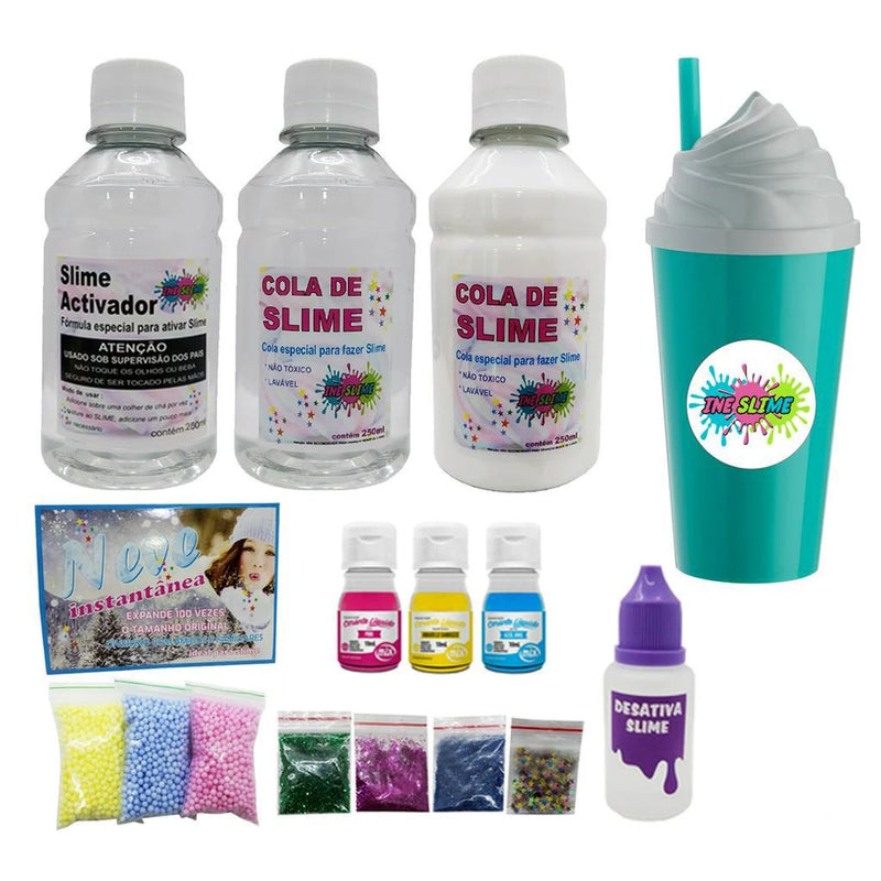 Kit Completo Fazer Slime