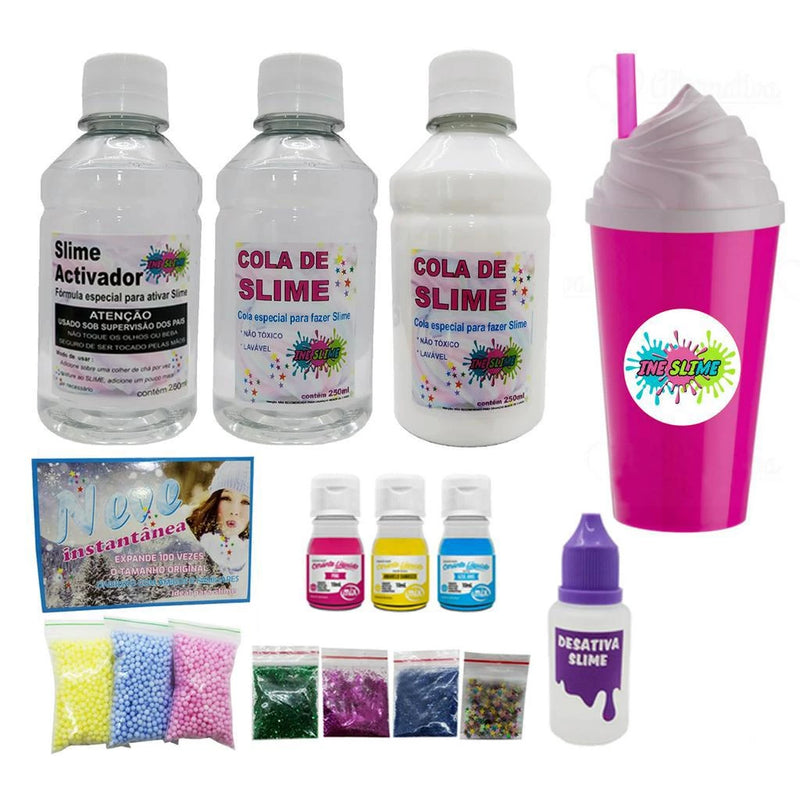 Kit Completo Fazer Slime