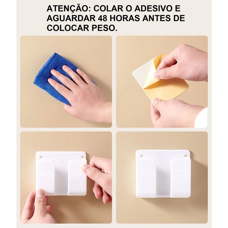 Suporte Multiuso de Plástico para CELULAR ou CONTROLE Kit com 3